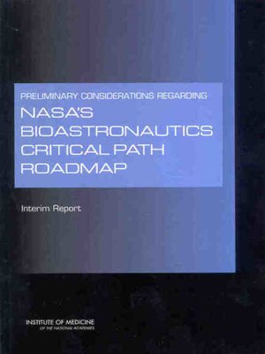cover image of Preliminary Considerations Regarding NASA's Bioastronautics Critical Path Roadmap